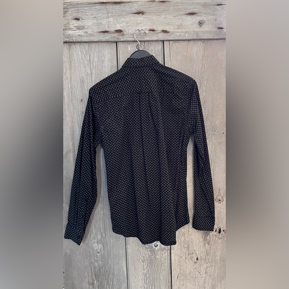 Ben Sherman Black Patterned Dress Shirt - Picture 3 of 4